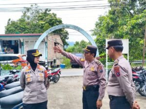 Kapolres Samosir Cek Langsung Pelayanan dan Pengamanan Ibadah Paskah 2025