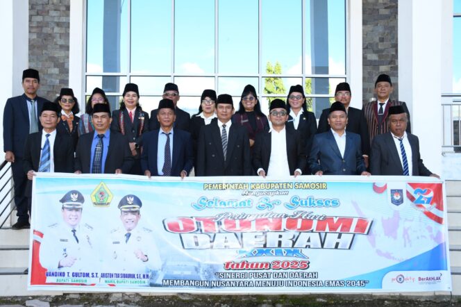 
					Pemkab Samosir gelar UPACARA dalam rangka peringati hari Otonomi Daerah XXIX