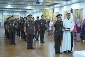 Lukas Sambiono Resmi Jabat Aspidmil Kejati Sumut