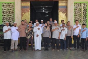 Kapolres Samosir Silaturahmi dengan BKM Masjid Al Hasanah, Komitmen Jaga Kerukunan Antarumat Beragama