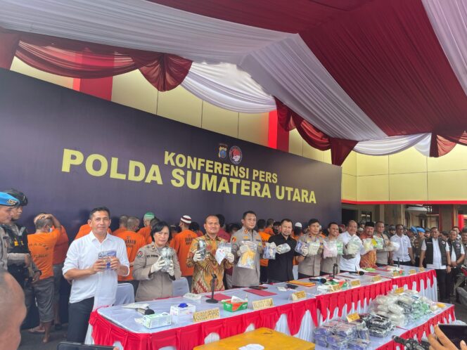 
					160 Kg Sabu dan Ribuan Pil Ekstasi Disita, Polda Sumut Tegaskan Perang Terhadap Narkoba
