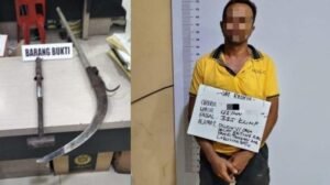 Polres Labuhanbatu Amankan Pria Pengancam Bermodal Arit dan Palu di Lahan Sengketa Sawit