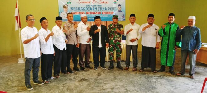 
					Resmi Menjabat, Tuha Peut meunasah Reudup Di Lantik Mendapatkan Penugasan Baru 
