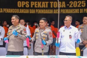 Kemenko Polkam Apresiasi Polda Sumut: Operasi Pekat Toba 2025 Tindak Tegas Premanisme