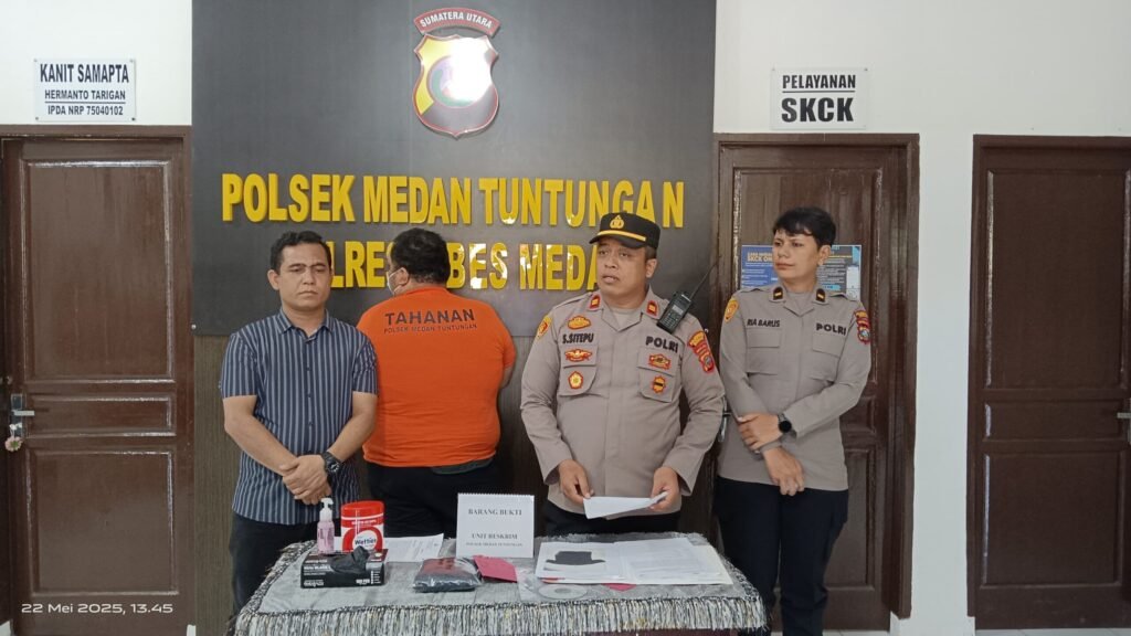 Polsek Medan Tuntungan Ungkap Kasus Penganiayaan di Warung Geprek Ngenes