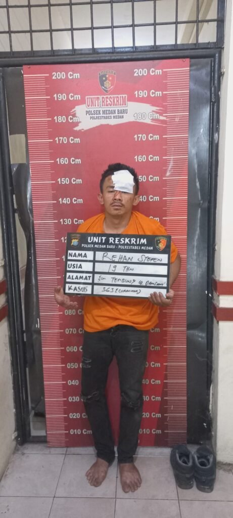 Polsek Medan Baru Amankan Pelaku Curanmor
