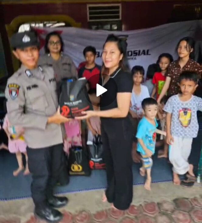 
					Menyambut HUT Bhayangkara ke-79  Polsek Medan Tuntungan Menggelar kegiatan Bantuan Sosial di Panti Asuhan