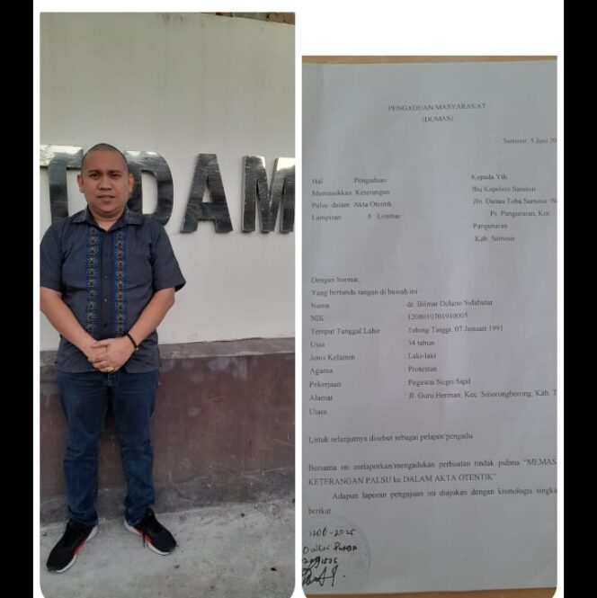 
					Bupati Samosir Vandiko T Gultom Akan Dipanggil Polres Samosir Perihal Dumas