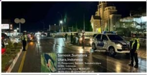 Gelar Patroli PRESISI, Polres Samosir sisir Pintu Masuk Pulau Razia Knalpot Bising