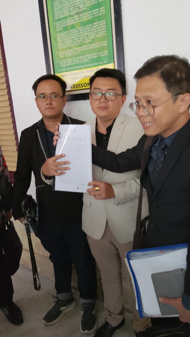 
					Pihak Tergugat Mangkir, Sidang Gugatan Pembatalan Eksekusi Rumah Jl Gandi Medan Masuk Pemeriksaan Keterangan Saksi