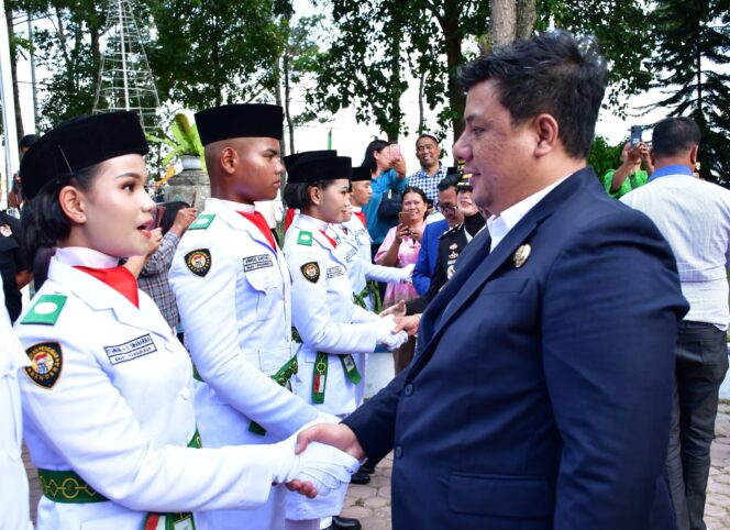 
					Generasi Emas Samosir, 44 Pelajar Resmi Dikukuhkan Jadi Paskibraka 2025