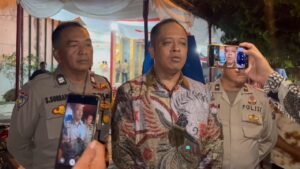 Malam Resepsi Kenegaraan HUT ke-80 RI di Medan Tuntungan, Kapolsek Ajak Warga Jaga Persatuan