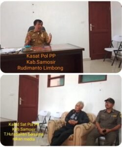 Bangunan Tanpa PBG Milik Inisial DA Akhirnya Ditertibkan Satpol PP Samosir