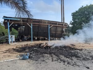 Satu Unit Rumah dan Sepeda Motor Warga Hangus Terbakar Diduga Pemicu Sepasang Kekasih Nakal