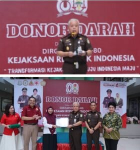 Sambut Hari Lahir Kejaksaan R.I Ke-80, Kejati Sumatera Utara Gelar Donor Darah