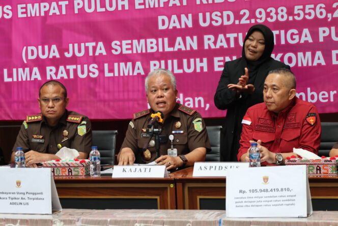 
					Kajati Sumut Dr.Harli Siregar :”Wujud Upaya Maksimal Kejaksaan Untuk Memulihkan Kerugian Keuangan Negara