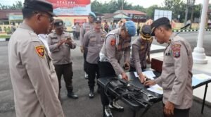 Polresta Deli Serdang Lakukan Pengecekan Senjata Api Bagian Dari Agenda Rutin 