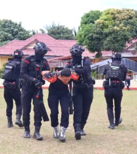 Brimob Batalyon C Pelopor Gelar Latihan Den 45 Anti Anarki, Perkuat Kesiapan Hadapi Situasi Kontinjensi