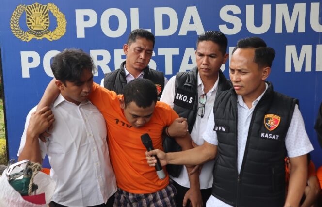 
					Polrestabes Medan Bekuk Residivis Curanmor “Erik Katung”