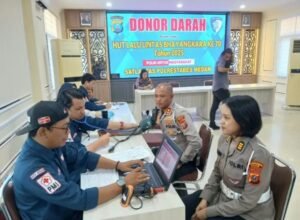 HUT Lantas Bhayangkara ke-70 Tahun, Satlantas Polrestabes Medan Gelar Berbagai Kegiatan