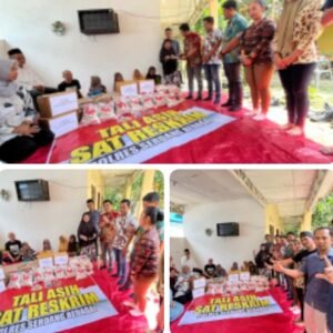 Kasih Sayang Tak Terhalang, Kasat Reskrim Bersama Jajaran Melaksanakan Tali Asih Ke Yayasan Sosial Nurul Jannah