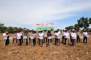 Polres Sergai Gelar Penanaman Jagung Serentak Kuartal IV Dukung Swasembada Pangan Nasional 2025 secara Virtual