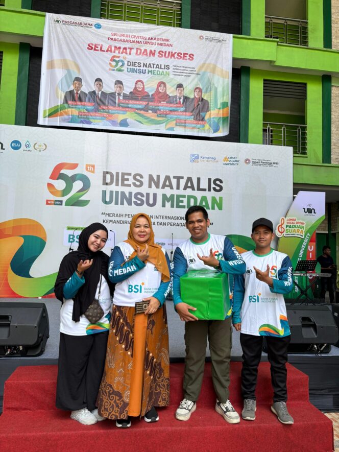 
					Dies Natalis ke-52 UIN SU: Semarak Prestasi dan Komitmen Membangun Peradaban Dunia