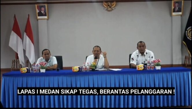 
					Kalapas Kelas I Medan Mengintensifkan Pemeriksaan Rutin WBP