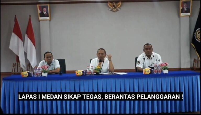 Kalapas Kelas I Medan Mengintensifkan Pemeriksaan Rutin WBP