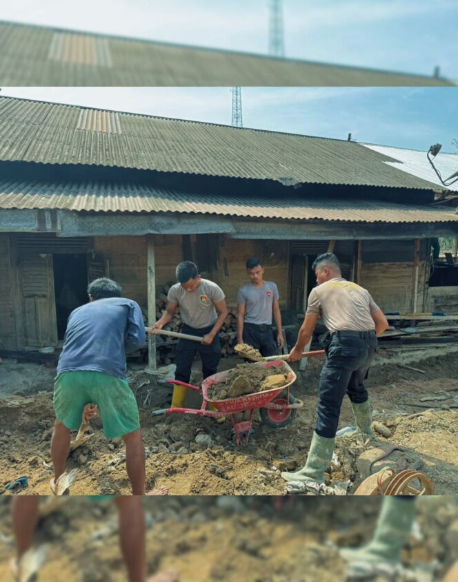 
					Masih Bertahan Hingga Kini, Polda Sumut Bantu Warga Bersihkan Rumah dari Lumpur Secara Bertahap