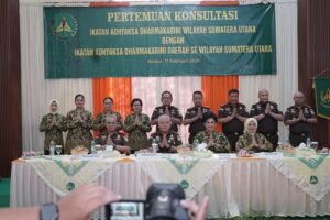 Dihadiri Pejabat Utama Kejati Sumatera Utara Beserta Para Kajari, Ikatan Adhyaksa Dharmakarini (IAD) Beserta Jajaran Gelar Pertemuan Konsultasi