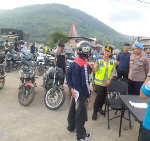 Polisi Tertibkan Kendaraan Bising di Pangururan, Warga Minta Pengawasan Lebih Intensif