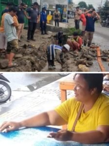 Perbaikan Drainase di Jalan Nasional Kelurahan Pintu Sona Dilaksanakan Secara Gotong Royong, Warga Sampaikan Apresiasi