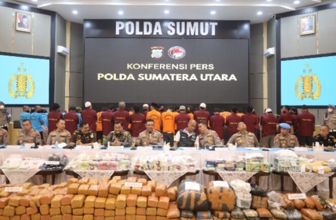 
					Polda Sumut Ungkap 923 Kasus Narkoba Awal 2026, Selamatkan 1,48 Juta Jiwa