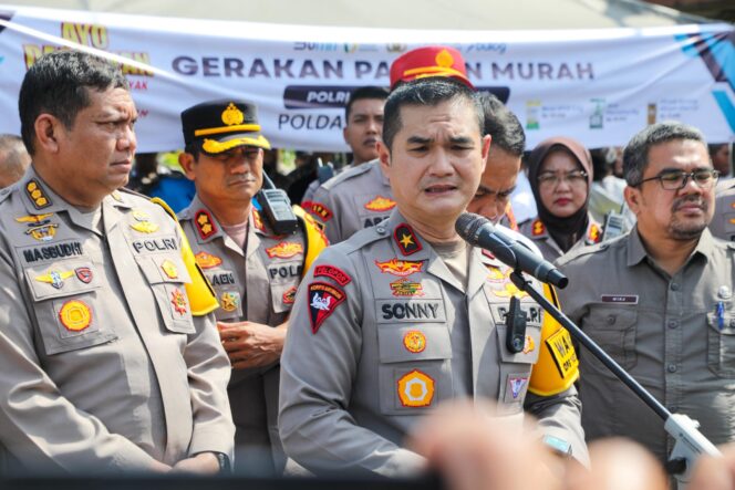 
					Polda Sumut dan Bulog Gelar Gerakan Pangan Murah Serentak, Stabilkan Harga Jelang Idulfitri