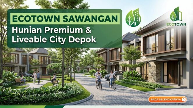 
					Ecotown Hadirkan Kawasan Hunian Premium Berkonsep Liveable City di Sawangan, Depok