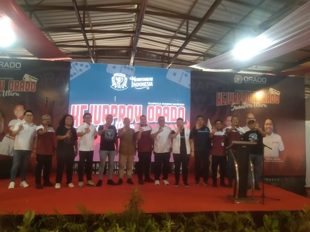 Ketua Yopie H Batubara menggelar kejuaraan Cabang Olahraga Domino Provinsi Sumatra Utara(Sumut) tgl 19 /4/2026 Di Aula PRSU Medan