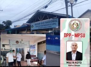 Lembaga MPSU Dukung Penuh Berdirinya SPPG Binjai 2 Kecamatan Medan Denai Kota Medan
