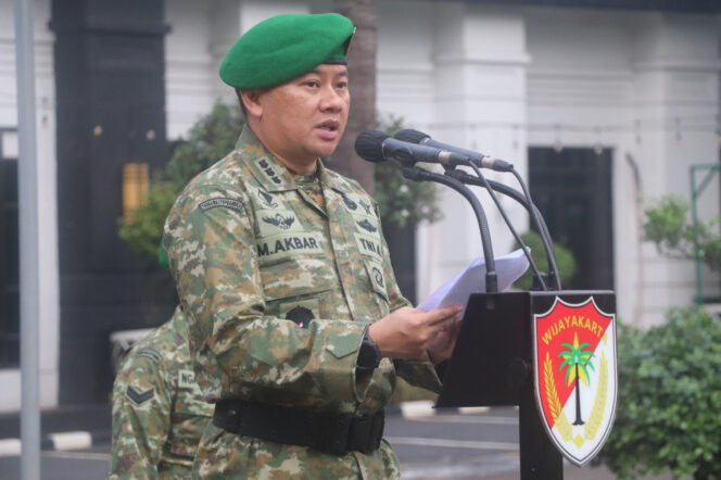 
					Korem 051/Wkt Gelar Upacara Hari Kebangkitan Nasional ke-118, Teguhkan Semangat Jaga Tunas Bangsa Demi Kedaulatan Negara