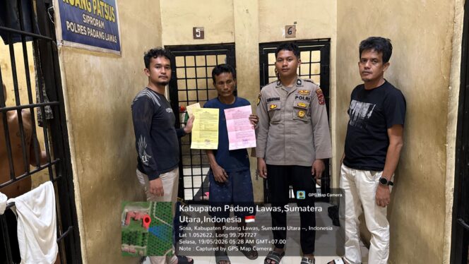 
					Curi Kerbau, Pria di Palas Diringkus Warga dan Polisi, Pelaku Diamankan di Sat Reskrim Polres Padang Lawas