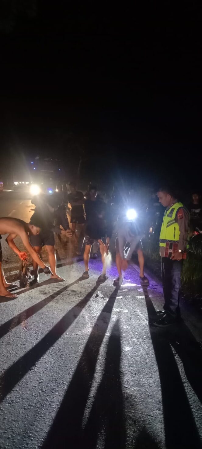 
					GERAK CEPAT SATLANTAS POLRES SERGAI TANGANI LAKA MAUT DI PERBAUNGAN
