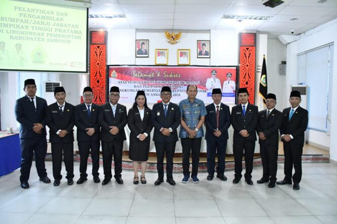 
					9 Pejabat Tinggi Pratama Resmi Dilantik, Selamat Menjalankan Amanah untuk Kemajuan Samosir