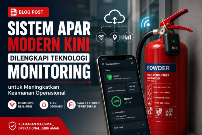 
					Sistem APAR Modern Kini Dilengkapi Teknologi Monitoring untuk Meningkatkan Keamanan Operasional