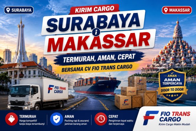 
					Ekspedisi Surabaya Makassar Termurah, Aman, Cepat Bersama CV Fio Trans Cargo