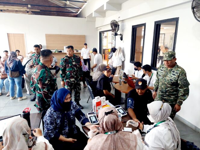 
					Ikut Jaga Kesehatan Masyarakat; Koramil 08/Jagakarsa Gelar Karya Bakti Kesehatan Teritoriali