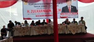 Wakil Ketua DPRD Kota Medan H. Zulkarnain jemput Aspirasi masyarakat Dapil III Melalui Reses