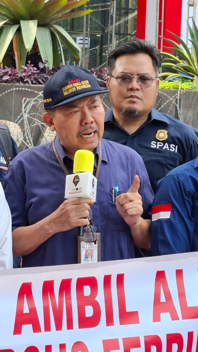 
					SPASI Tantang Penegakan Hukum di Kasus Jampidsus: Bongkar Semua, Jangan Ada yang Dilindungi
