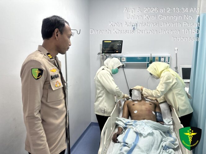 
					Biddokkes Polda Metro Jaya Kerahkan Tim Keslap dan DVI Tangani Kebakaran Gedung Bapenda