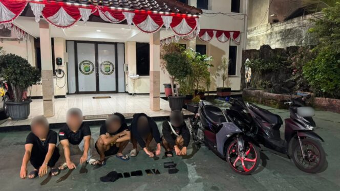 
					Brimob Polda Metro Jaya Amankan 5 Pemuda Diduga Hendak Balap Liar di Duren Sawit