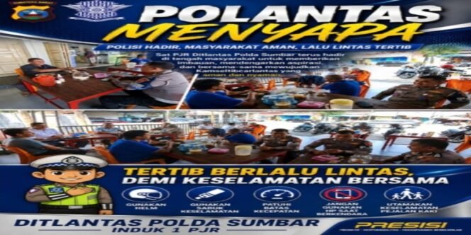 
					Polantas Menyapa, Dirlantas Polda Sumbar: Kami Hadir untuk Mendengar, Mengedukasi dan Membantu
